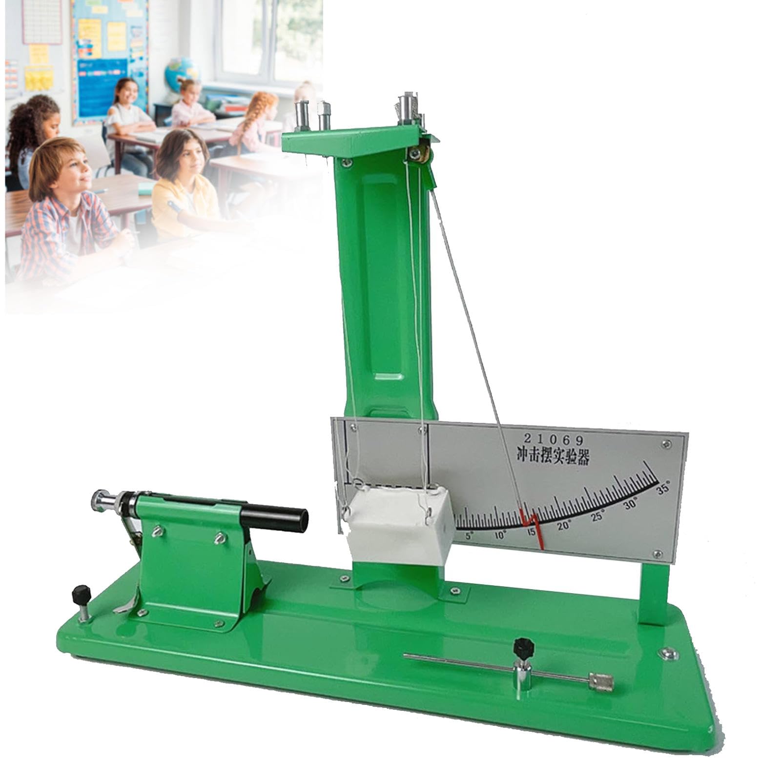 Impact Pendulum Experimenter Model, Physics Teaching Aids, Determination of Projectile Velocity Flat Throwing Motion, Physical Mechanics Teaching Instruments