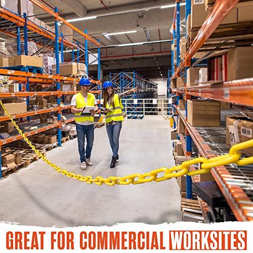 Houseables CHPLY Plastic Chain Links, Safety Barrier Chains thumb #5