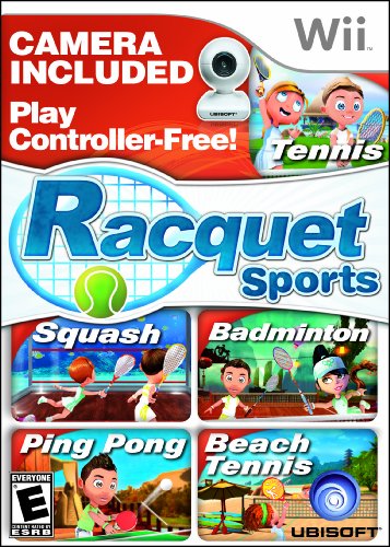 Sports de raquette avec caméra Nintendo Wii jeu de tennis interactif
