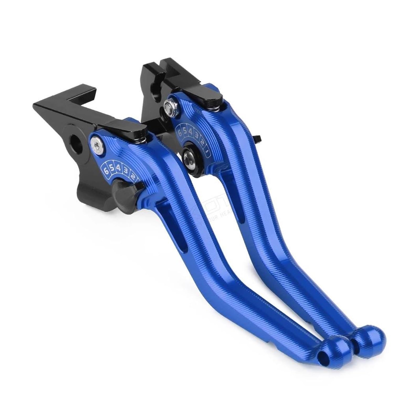 Hpzprpcew Blue For Kawasaki Er-6F Er6f 2009-2016 Er6n Er-6N Motorcycle Accessories Short Brake Clutch Levers(Blue)