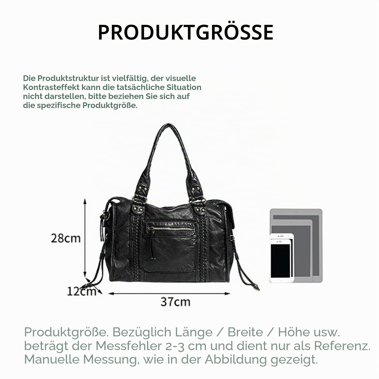 Tasche Schwarz Vintage Leder Tragetasche Für Damen Vintage-Urban-Taschen Nieten Tragetasche Damen Y2K Schultertasche Punk-Stil Ledertasche Hobo Bag