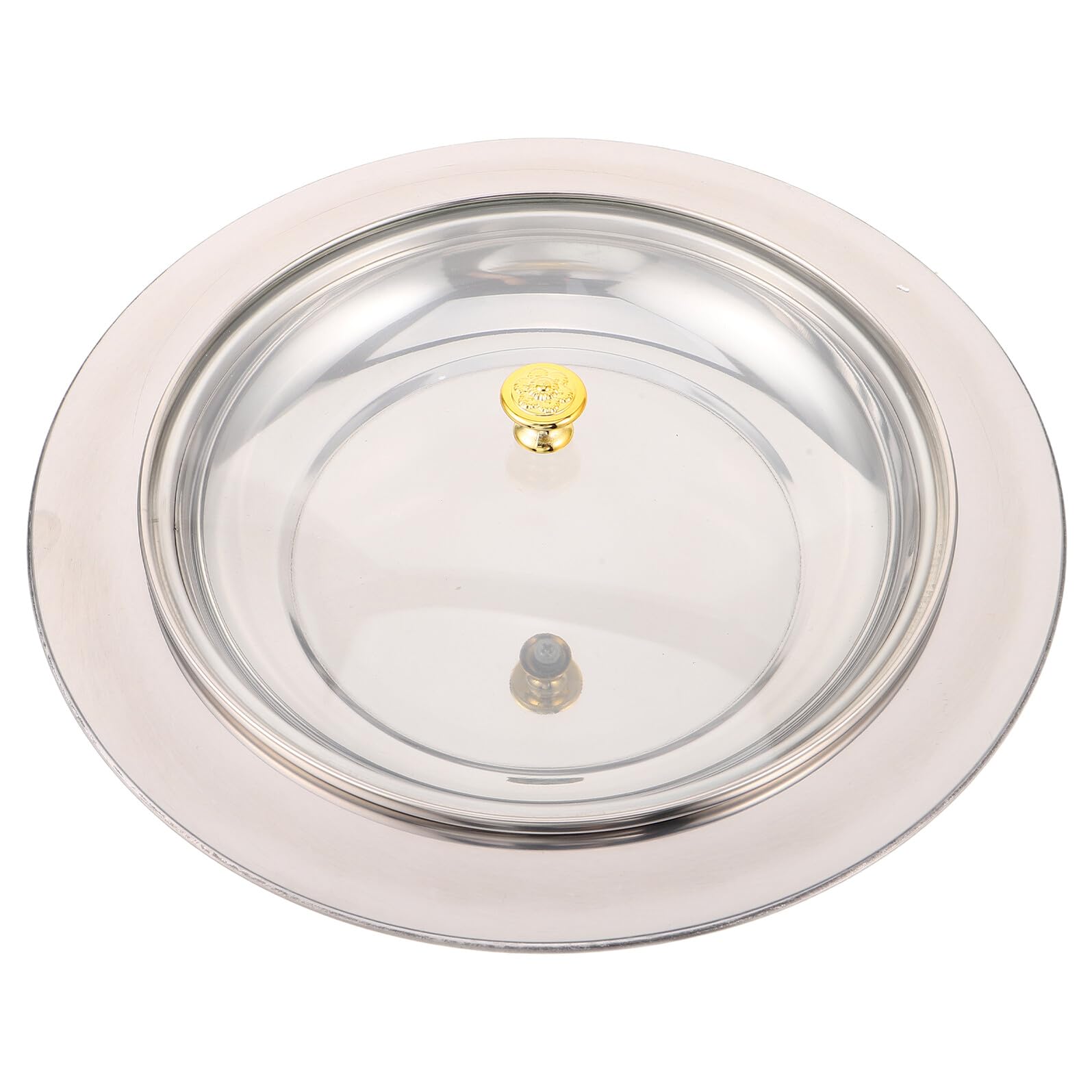 Plateau de communion en acier inoxydable pour eviter les chutes de pain sacre lors du culte