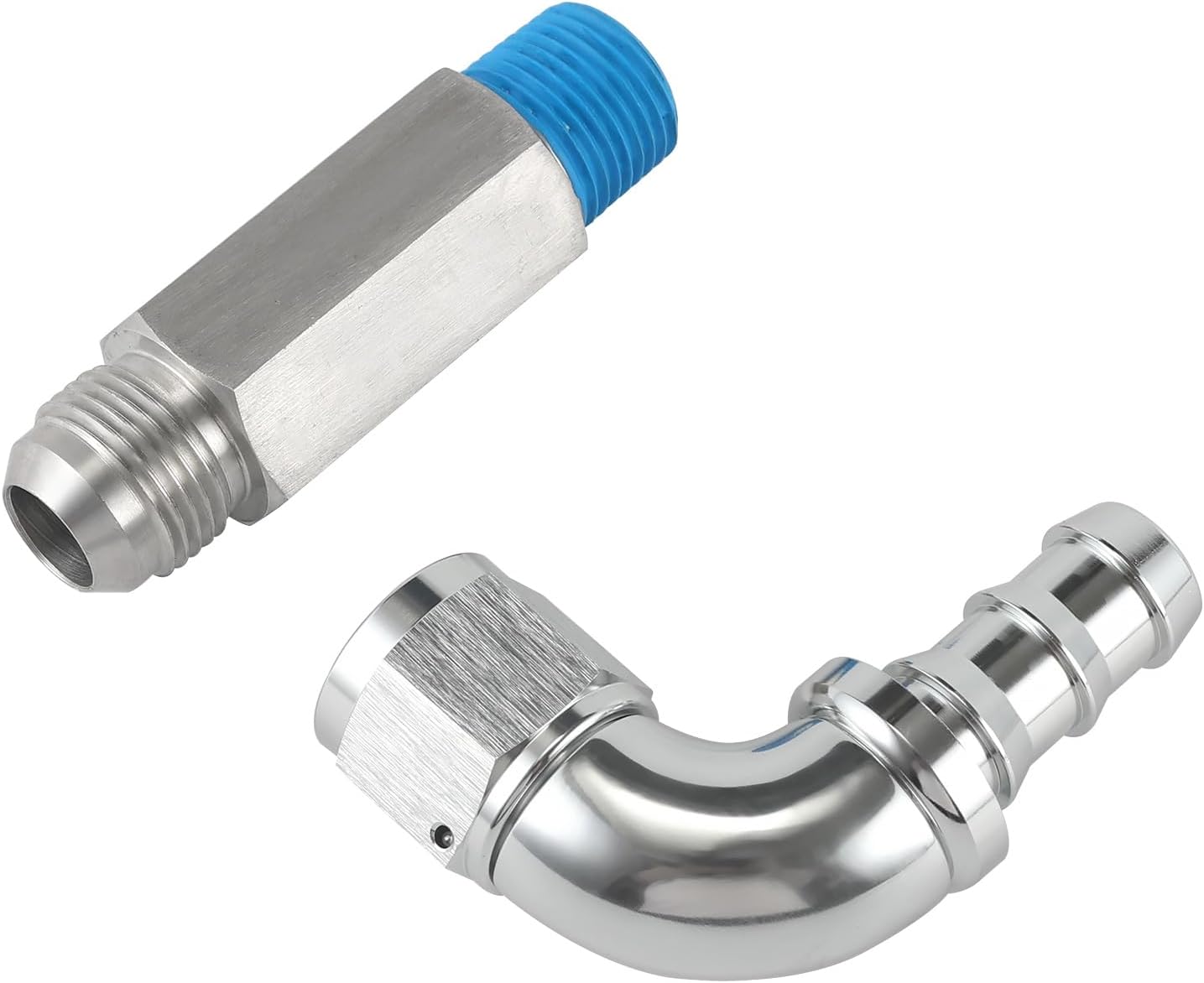 Upgraded Heater Hose Connector Fit for Dodge Ram 6.7L Cummins 2007.5+, 10AN Push Lock Fitting Replacement Part 55056966AA 68005253AA 52014739AG 55056711AC