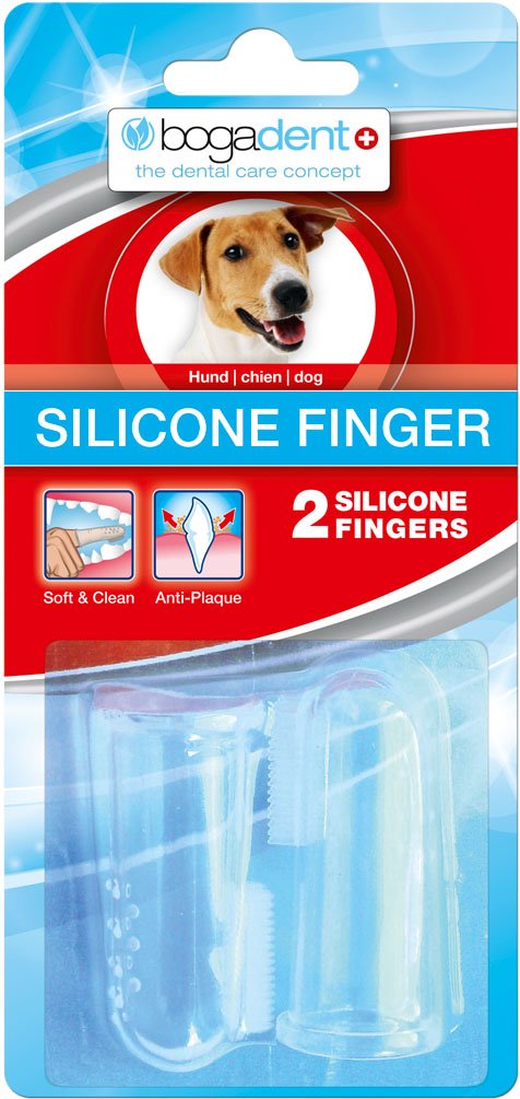Bogar AG Bogadent Silicone Finger for Dogs, Pack of 2
