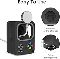 Vista 4 de Delidigi Soporte de Carga Compatible con Apple Watch Ultra 3 2 1, SE 3 2 1, Series 11 10 9 8 7 6 5 4 3 2 1