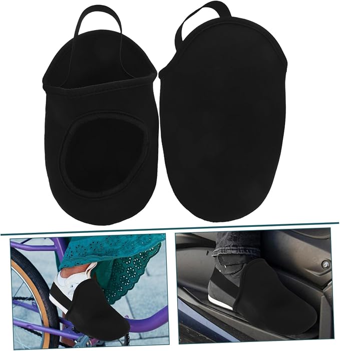 Cubrezapatos para ciclismo Mipcase negros miniatura 8