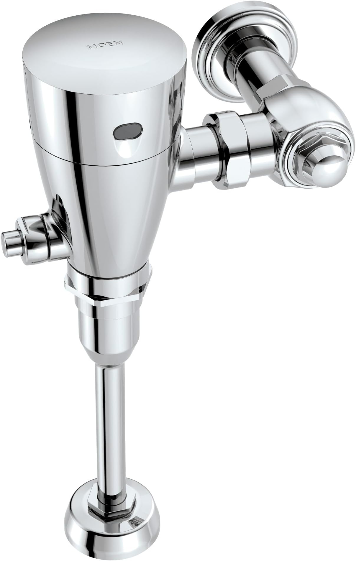Moen 8312 M-Power 3/4-Inch Urinal Battery Powered Exposed Sensor-Operated Electronic Flush Valve 1.0 gpf, Chrome