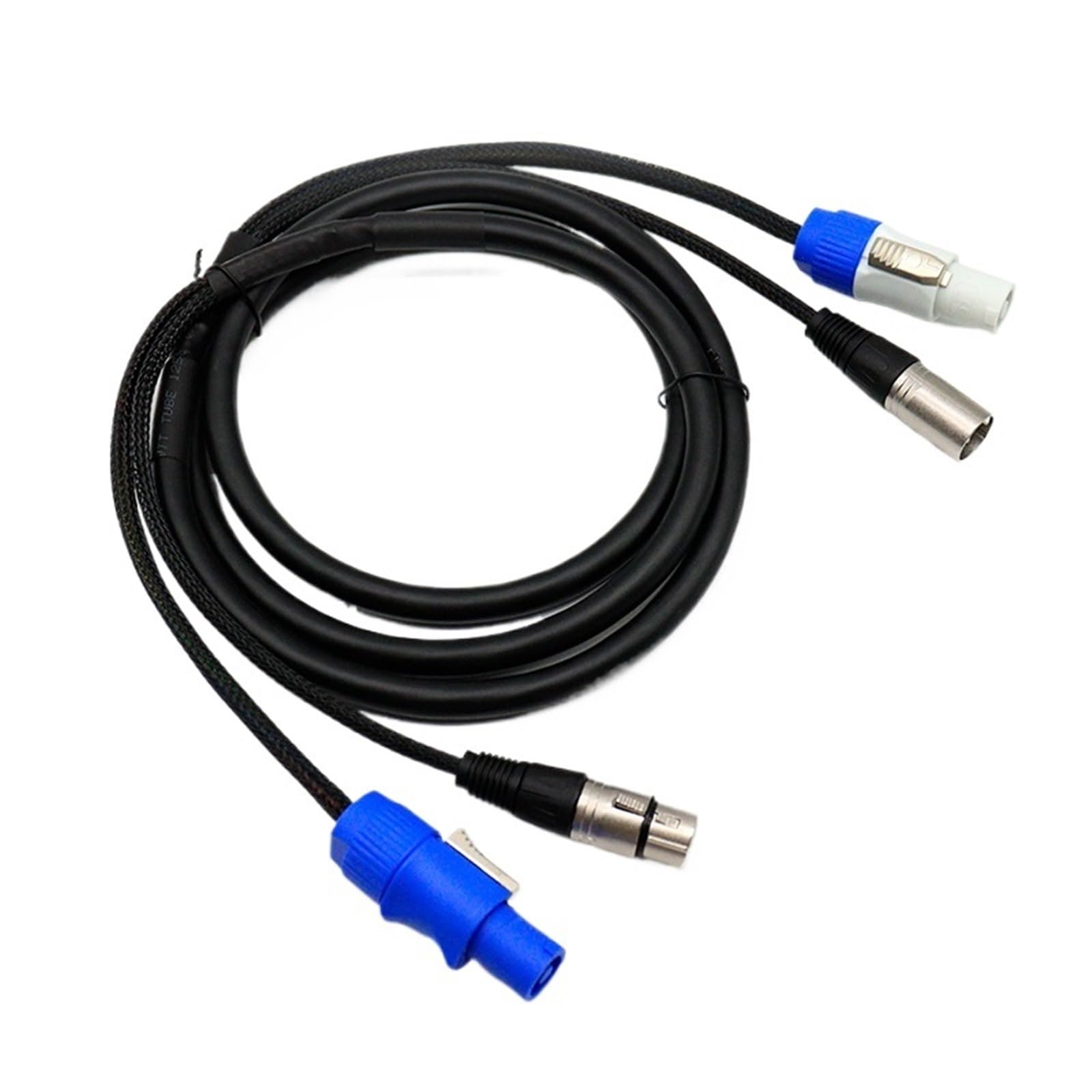 Elastyczny kabel Combo XLR 3 x 1,5 mm² (1 m, 2 m, 3 m, 5 m) do reflektorów scenicznych (2 metry)