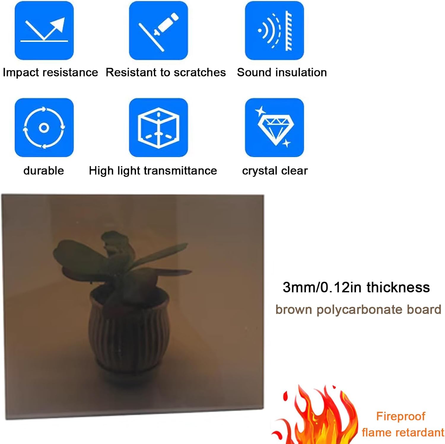 Front Door Canopy Outdoor Awning,Window Rain Shelter,Sun Protection Rain Protection Windproof Window Garden Canopy Patio Porch Awning,Thick 3 Mm Polycarbonate Cover (40x140cm/16 x55)