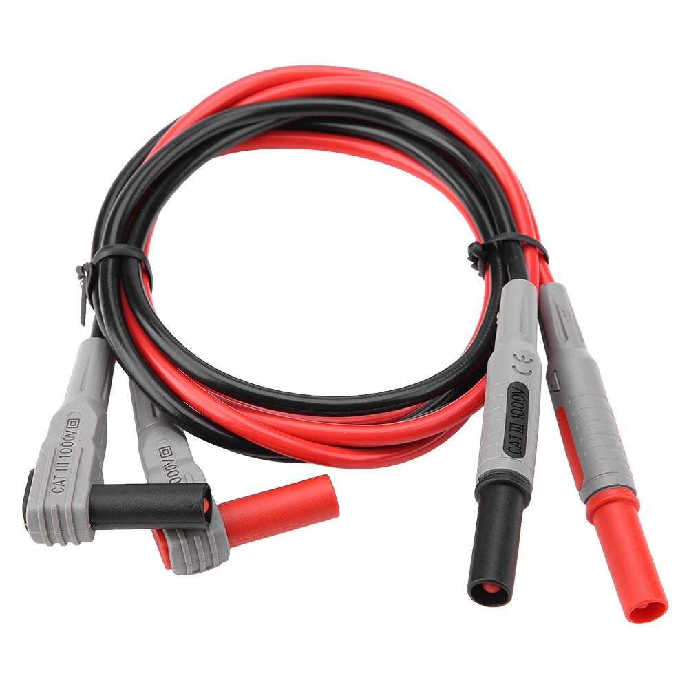 28Pcs Bananenstecker Austauschbarer elektronischer Messleitungssatz mit Multimeter-Messkabel mit Bananenstecker und Krokodilklemme