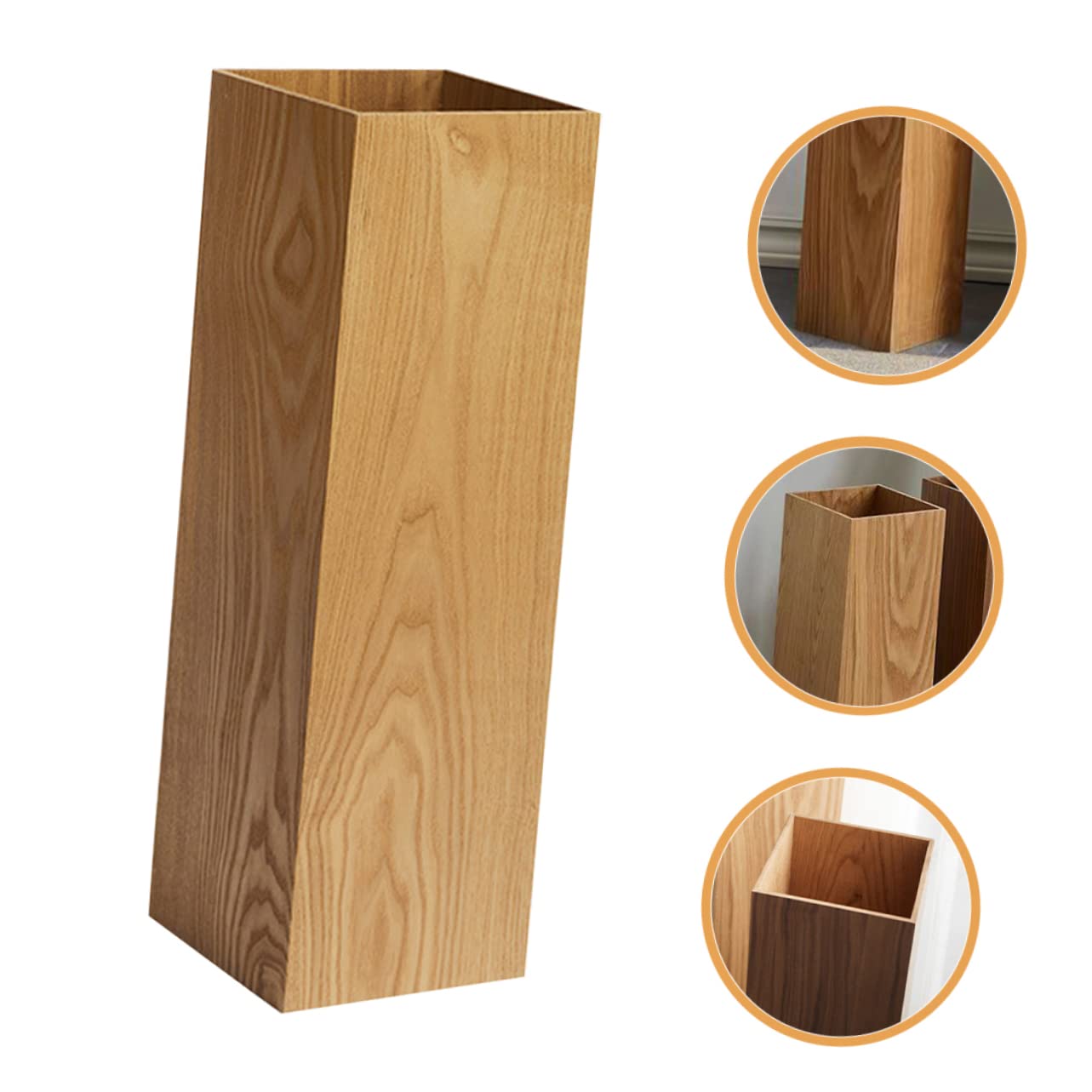 DOITOOL Porte-Parapluie en Bois Style Seau pour Entrée Conteneur De Rangement pour Parapluies Et Accessoires Support Décoratif pour Maison Bureau Et Hôtel 19.7 X 6.3 X 6.3 Pouces DOITOOL Porte-Parapluie en Bois Style Seau pour Entrée Conteneur De Rangement pour Parapluies Et Accessoires Support Décoratif pour Maison Bureau Et Hôtel 19.7 X 6.3 X 6.3 Pouces