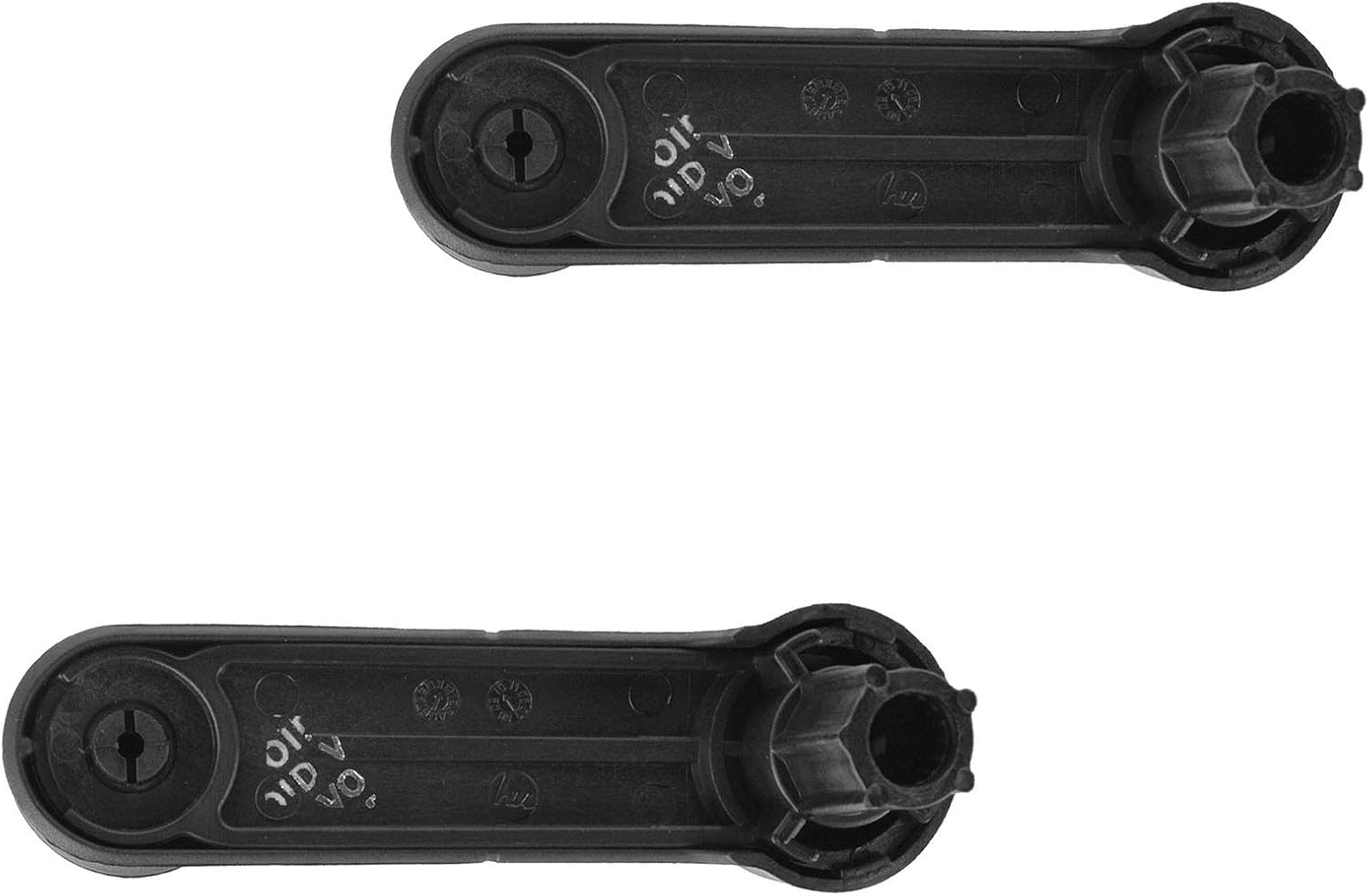 TRQ Window Crank Handle Set Black