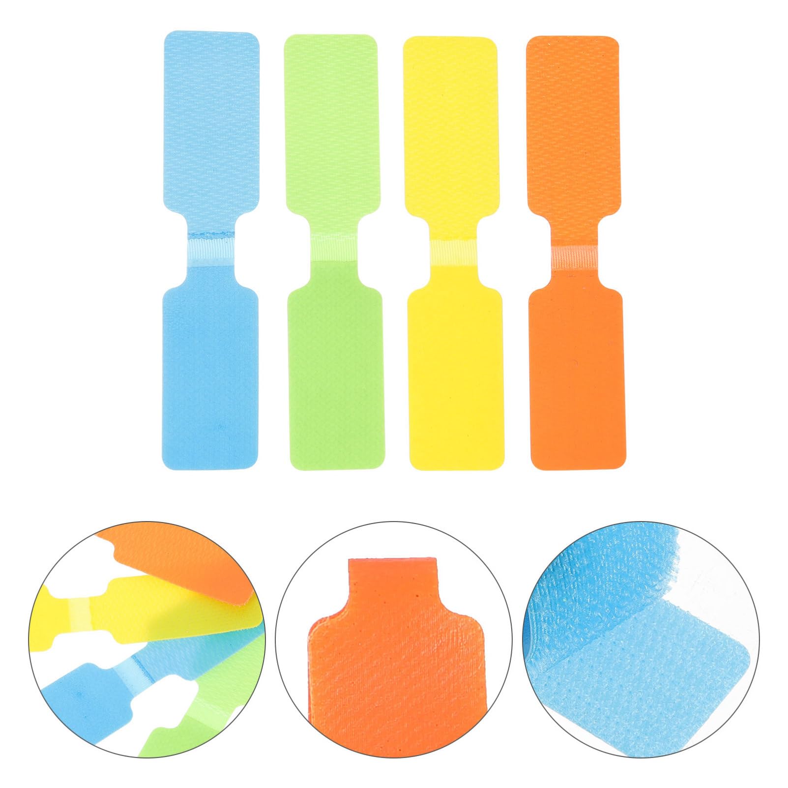 Hemobllo 150pièces Étiquettes De Câbles Réutilisables Identification Électrique Multi-couleurs Autoadhésives Et Pratiques Pour Bureau Maison Et Voiture