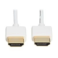 Vista 5 de Tripp Lite Cable HDMI delgado de alta velocidad con Ethernet y video digital con audio, UHD 4K x 2K (M/M), 6 pies (P569-006-SLIM)