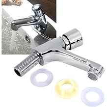 Time Delayed Tap for Sinks, Stainless Steel and Brass Push Type, Soft Water No Splashes, for Kitchen Bathroom Hotel