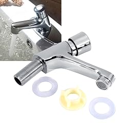 Water Saving Time Delay Brass Faucet Self-Closing for Public Restrooms and Kitchens G1 2 Chrome Plated