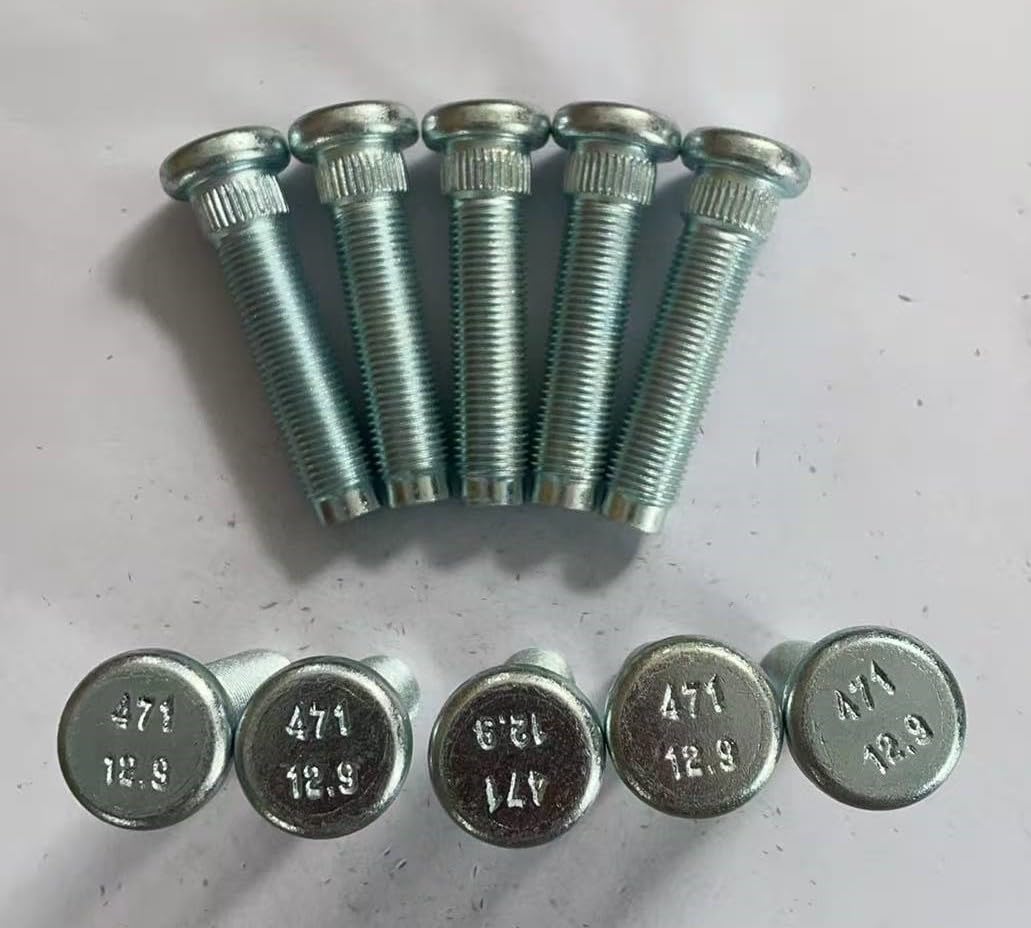 10pcs 9/16-18 Serrated Wheel Lug Stud 610-471 Replacement for 2003-2008 Dodge Ram 2500 3500 Front Drum
