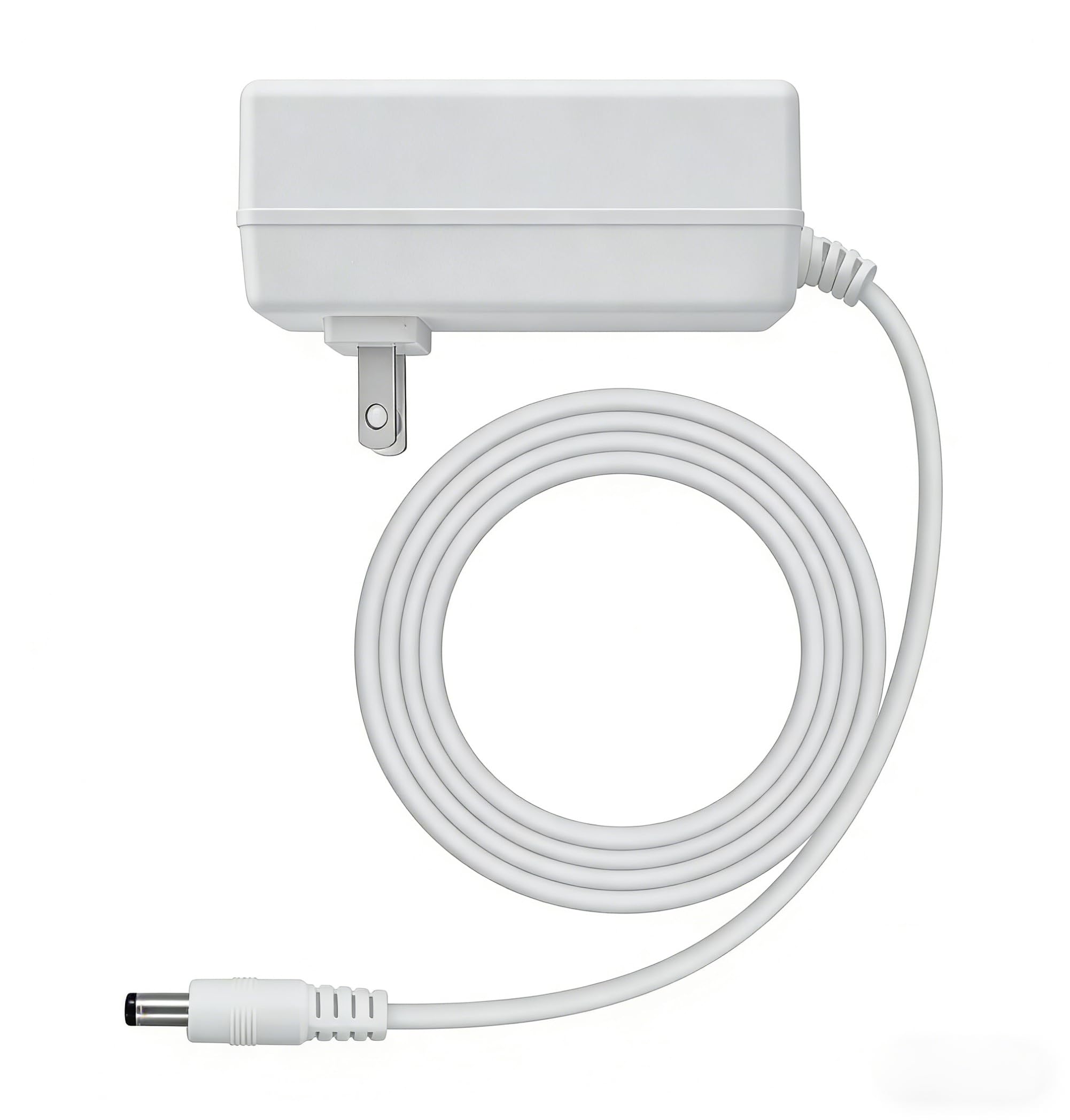 Photo 1 of 12V 3A Power Supply for Neon LED Light Strip, CCTV Security Camera - AC/DC Adapter, 10 Feet Charger Cord, 5.5mm X 2.1mm Barrel Plug, White