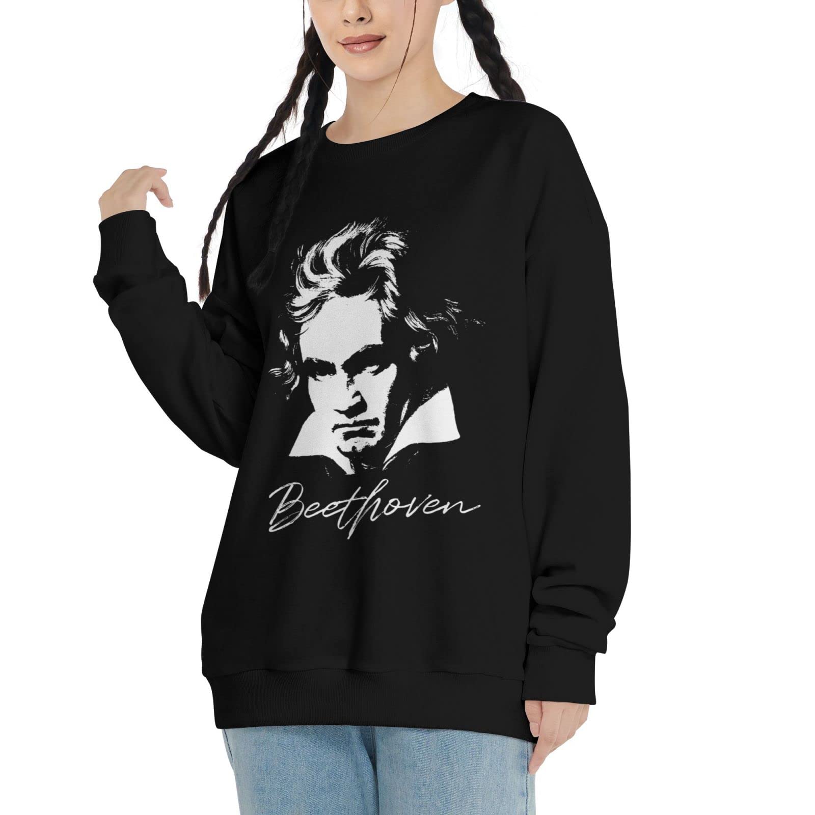 トップス BEETHOVEN SWEAT SHIRT Amazon.co.jp: パーカー レディース Beethoven ベートーヴェン