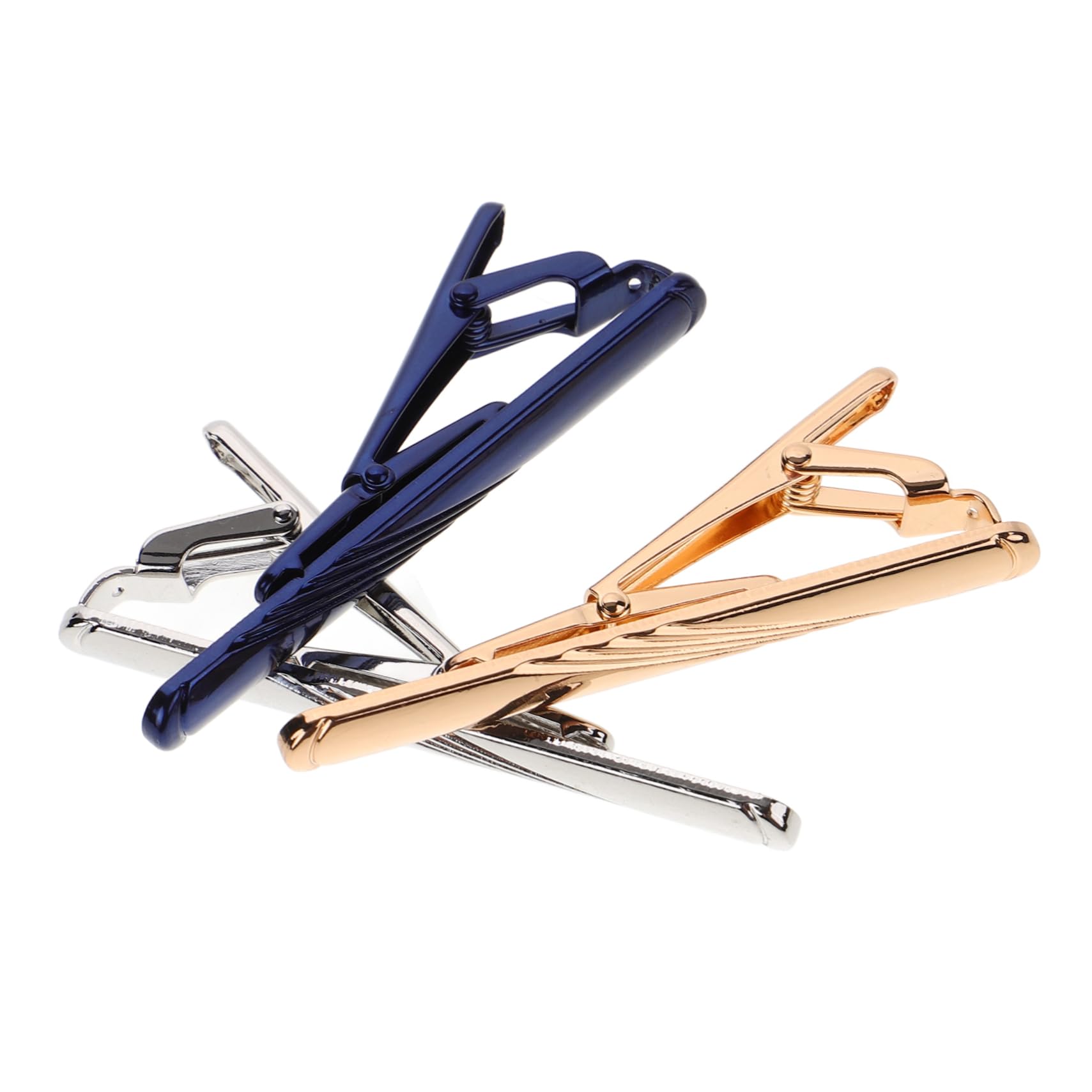 FOMIYES 3pcs Tie Clip for Men Stylish Pinch Clips Durable Design for Weddings Business and Anniversaries Elevate Your Wardrobe
