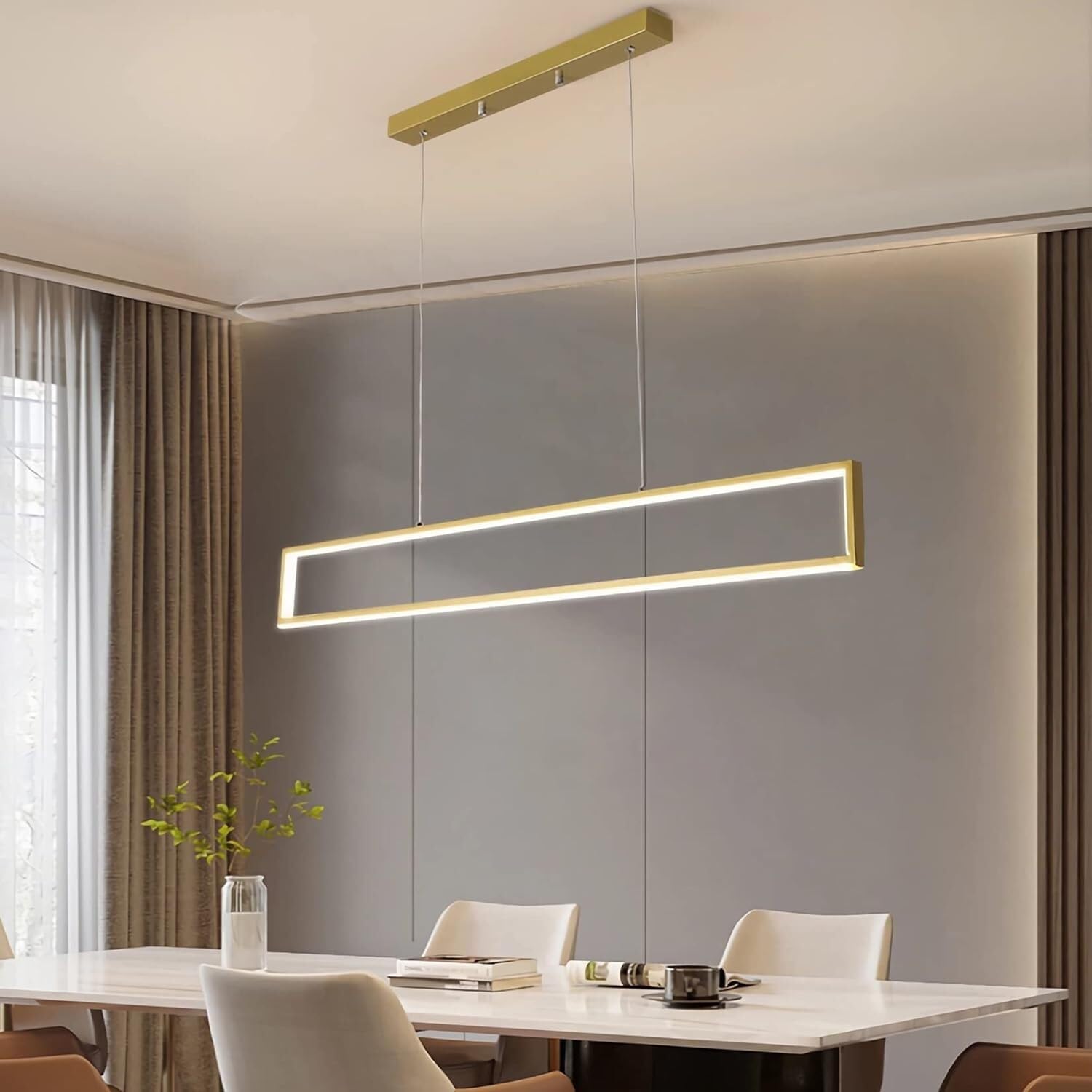 Plafonnier salon variable HMJGDZG pour supprimer les reflets sur la télé - 8