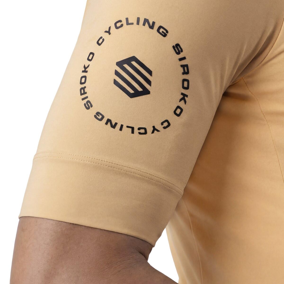 SIROKO - Maglia da Ciclismo Gravel a Maniche Corte GM2 Golden Pedals Yellow