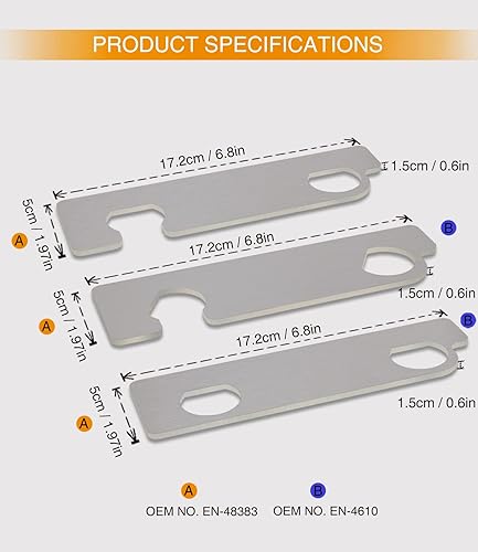 Miniatura 6 de Kit de herramientas de retención EN 48383 EN 46105 compatibles con GM Cadillac Buick Saturn Pontiac Chevrolet Vauxhall Saab Chevy V6 2.8L 3.0L 3.6L