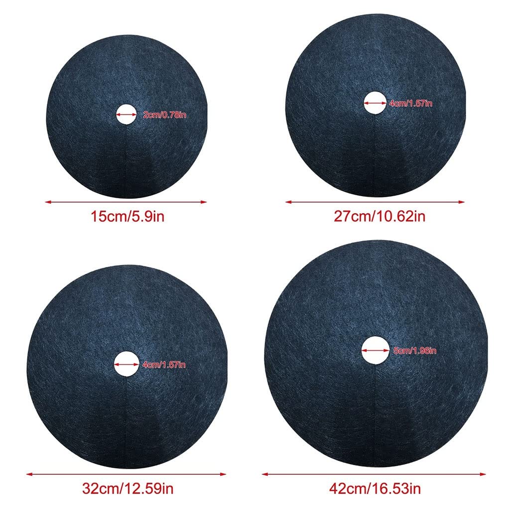 12 sztuk Mulcz Pierścień Ochronny Drzewa Mata Z Włókniny(42cm)