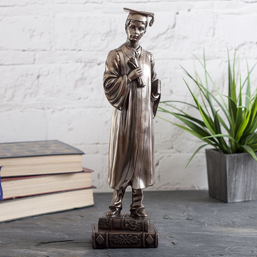 The Gift Experience Male Bronze Graduation Figurine, Graduation Gifts for Him, Celebration Gifts, Keepsake