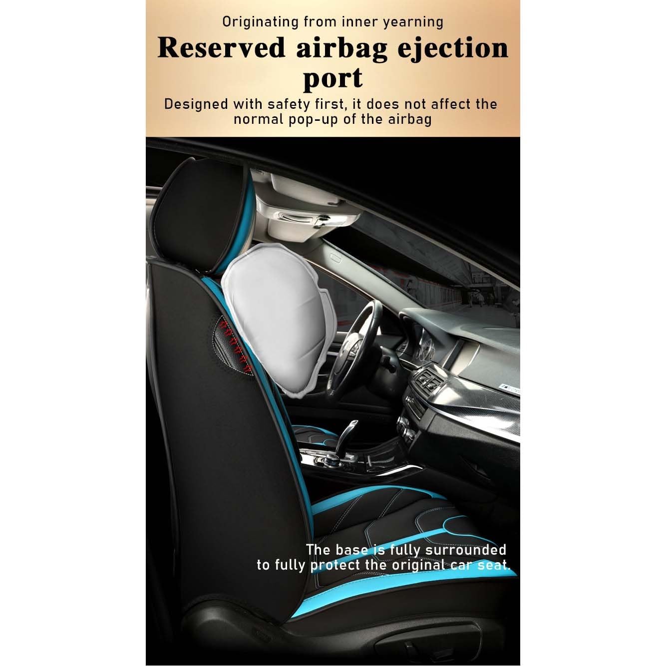 Respaldo Cubierta Protector Funda Asiento Coche Cojín Cubre Silla Cuero Ventilación Antideslizante para VW Passet, Jetta, Jetta GLI, Jetta, Hybric (Color : Grey-Full Set-Standard)