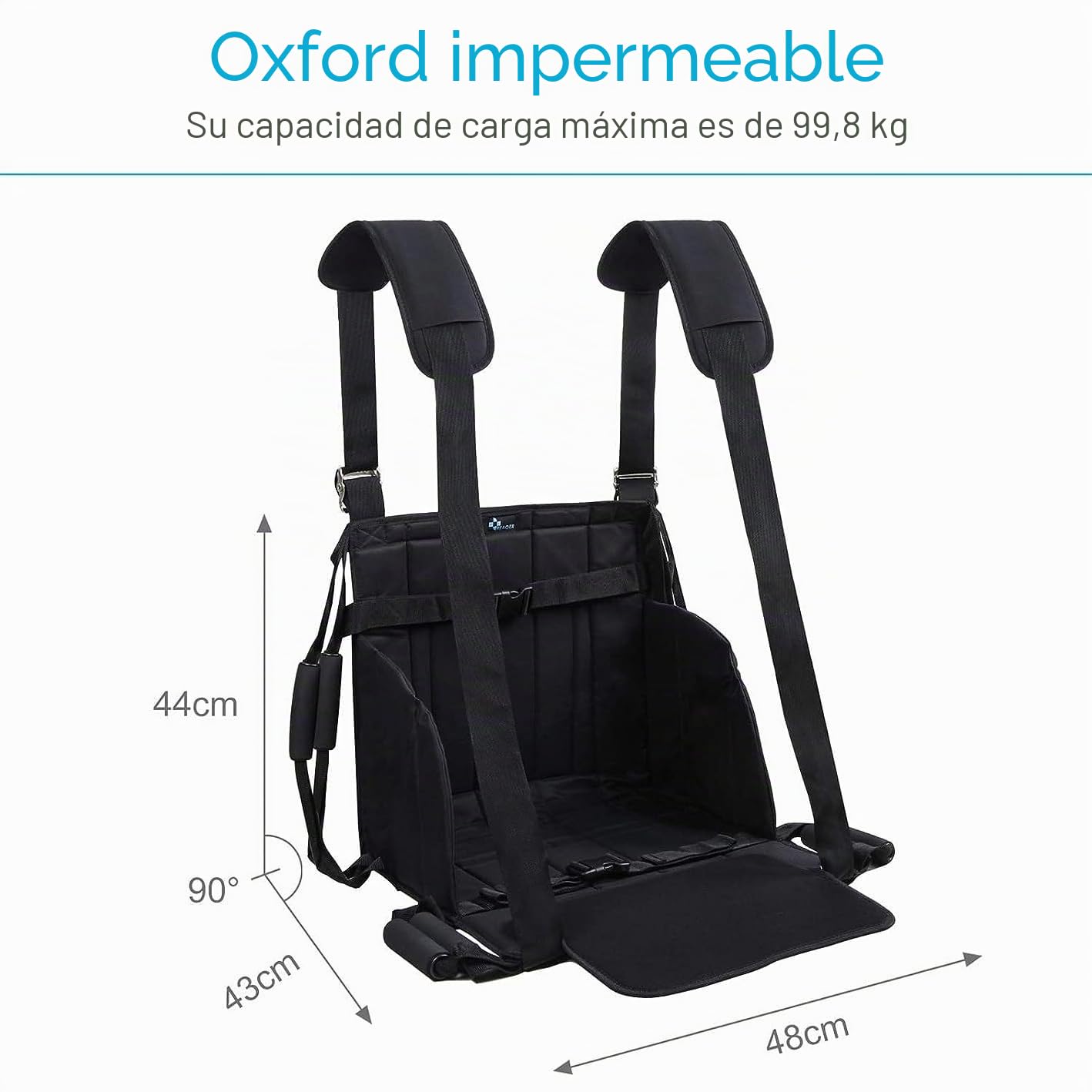 Almohadilla de asiento de transferencia para movilidad médica, tabla deslizante de escalera de elevación de pacientes con diseño de doble asa, correa de elevación para silla de ruedas y cinturón de