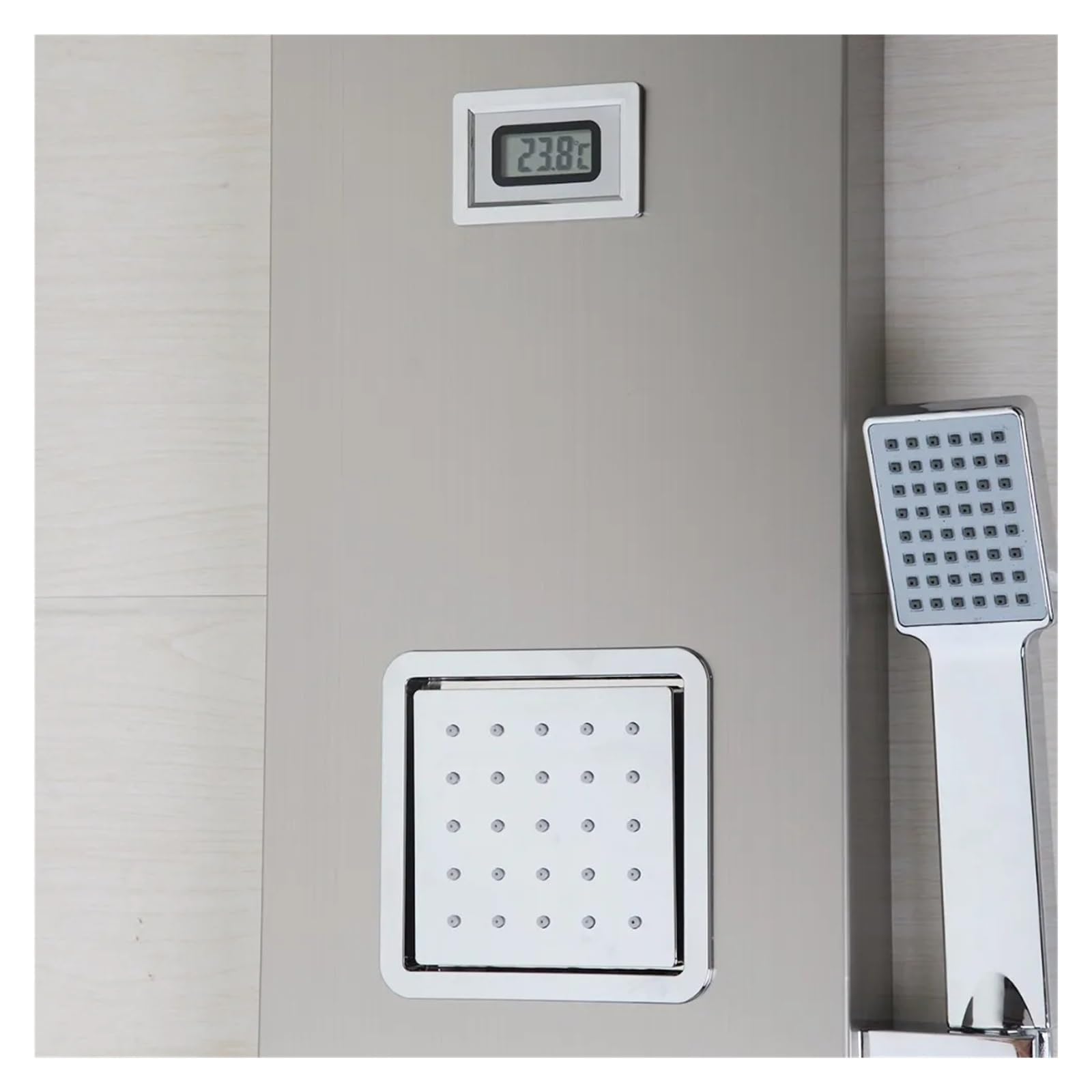 Pannello per la Doccia Bagno Rubinetto Digitale Mixer Dispositiva con Pioggia con la Doccia per Bagno per Massaggio per Corpo, Kit Doccia, Kit Doccia
