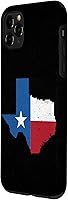 Vista 2 de iPhone 11 Pro Max Estado de Texas bandera teléfono caso Texan Vintage Estados Unidos Texas State Case