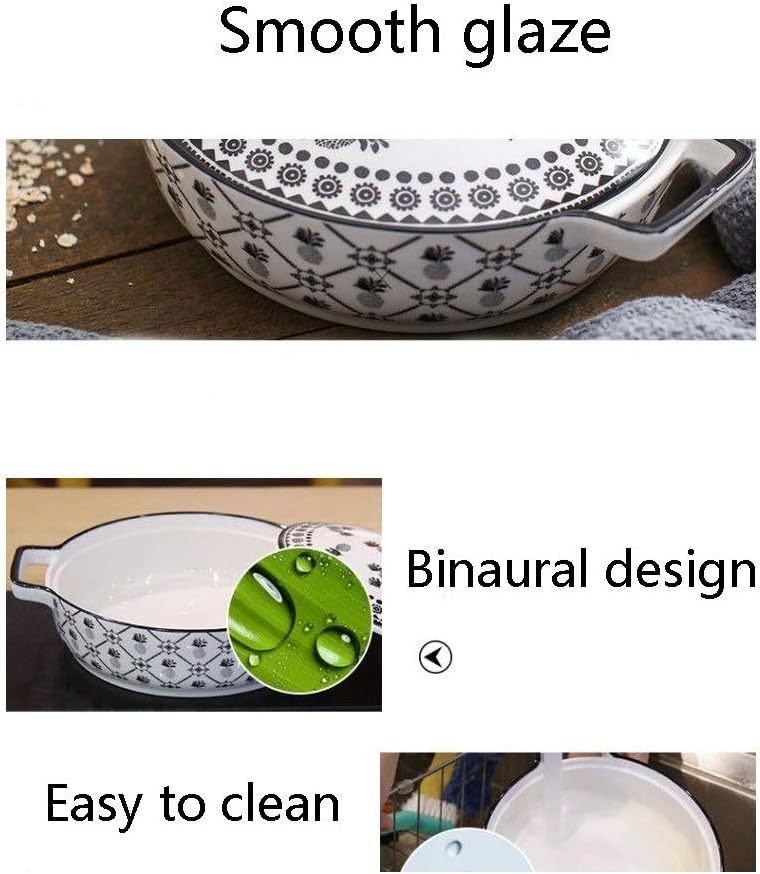 Baking Pan Ceramic Baked Rice Pan Rectangular Oven Cutlery Plate Baked Cheese Pan Loaf Pan Cake Pan Bakeware Baking Pan