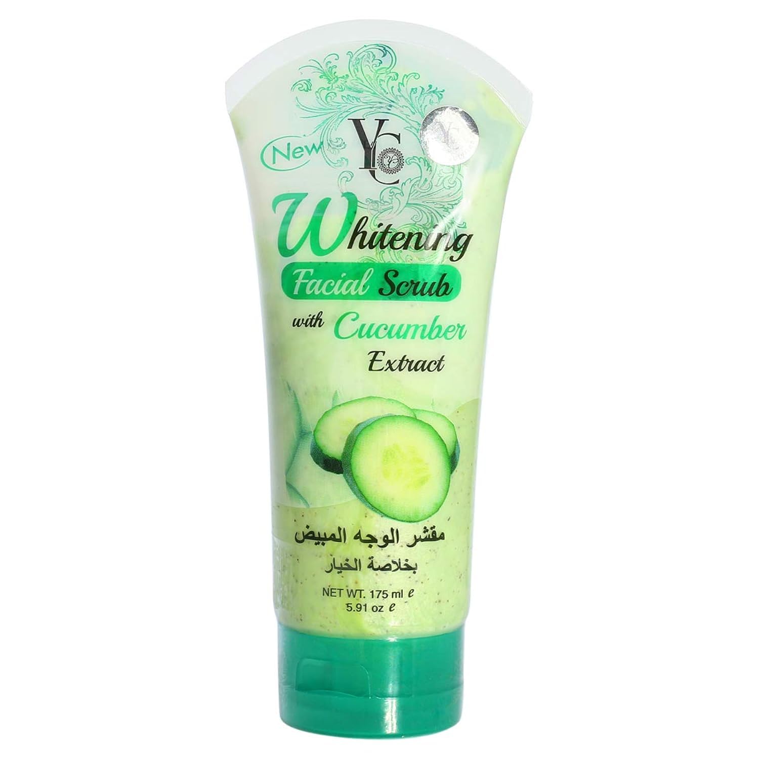 YC Whitening Facial Scrub with Cucumber, 175 ml