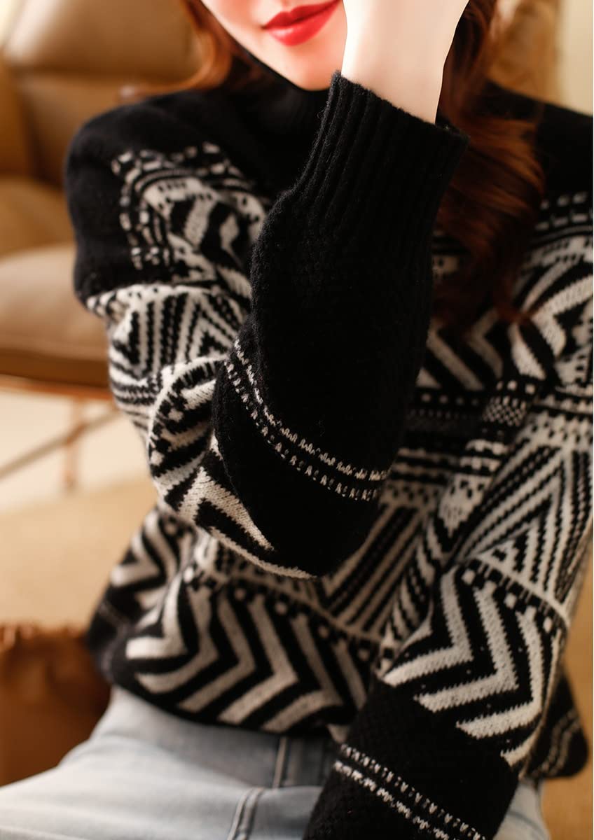 Sweter damski sweter damski sweter dzianinowy sweter z golfem sweter oversized koreańska moda długi rękaw top sweter dzianinowy utrzymuje ciepło eleganckie pociągi