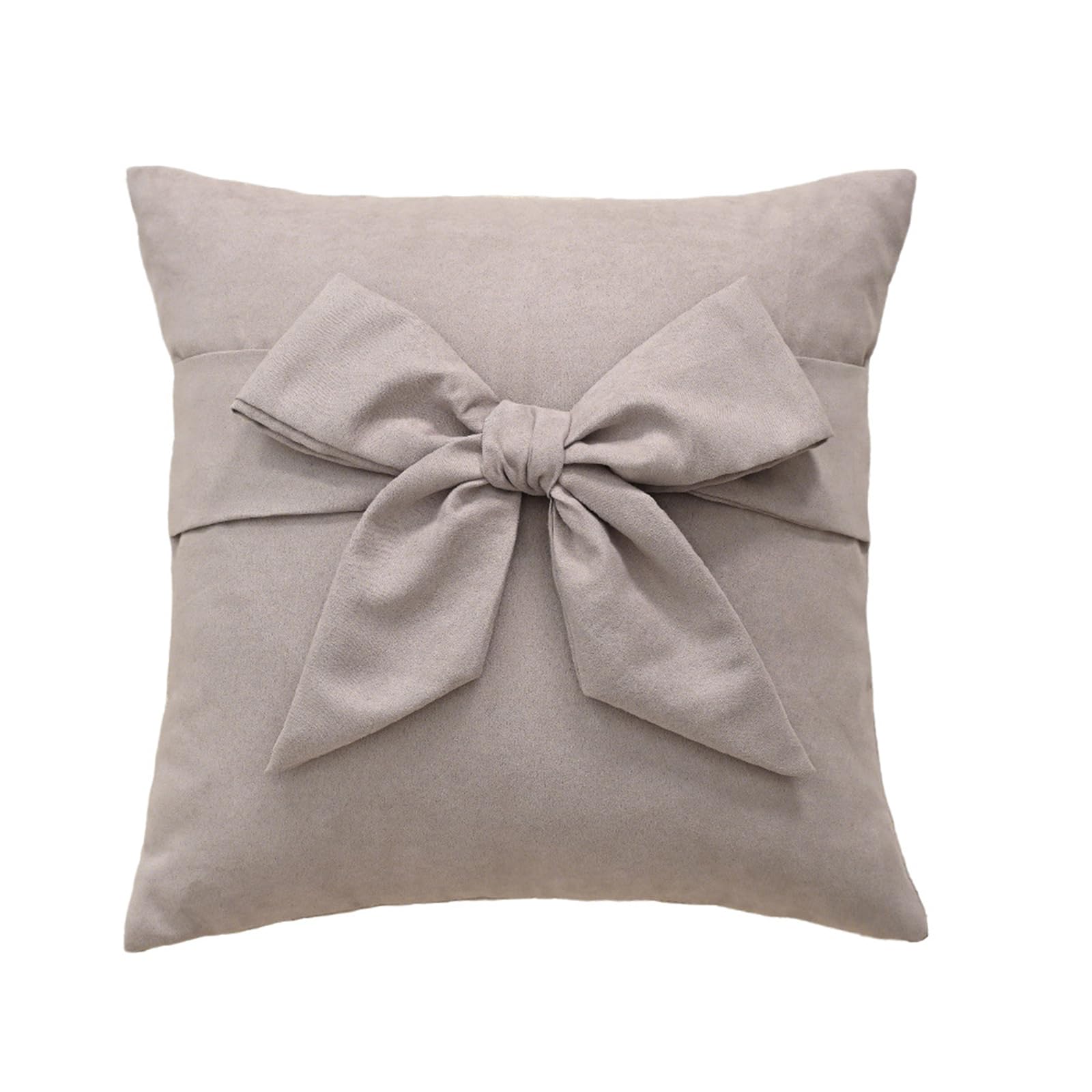 Geavonyg Bowknot Pillow Cover Accessory for Decorative Accent and Bowknot Pillow Cover