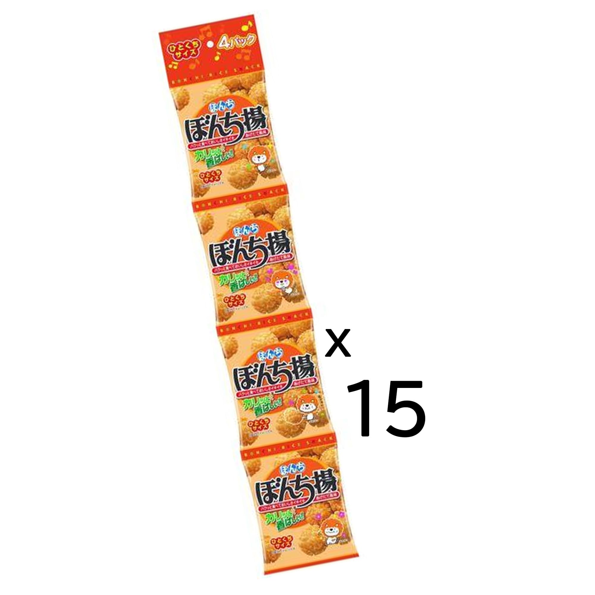 Amazon.co.jp: ぼんち 4連 ぼんち揚 68g×15袋 : 食品・飲料・お酒