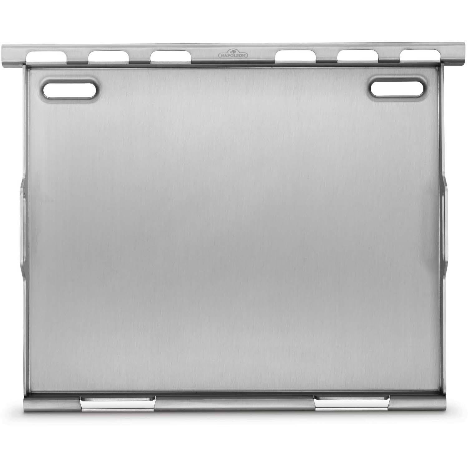 Napoleon BBQ Grill Accessory, Stainless Steel Griddle Insert - Compatible with Rogue/Freestyle 425 Model Grills, 20" x 16", Integrated Grease Traps