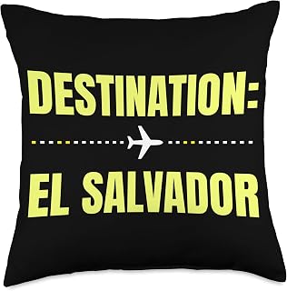World Travel Vacation Holiday El Salvador Throw Pillow