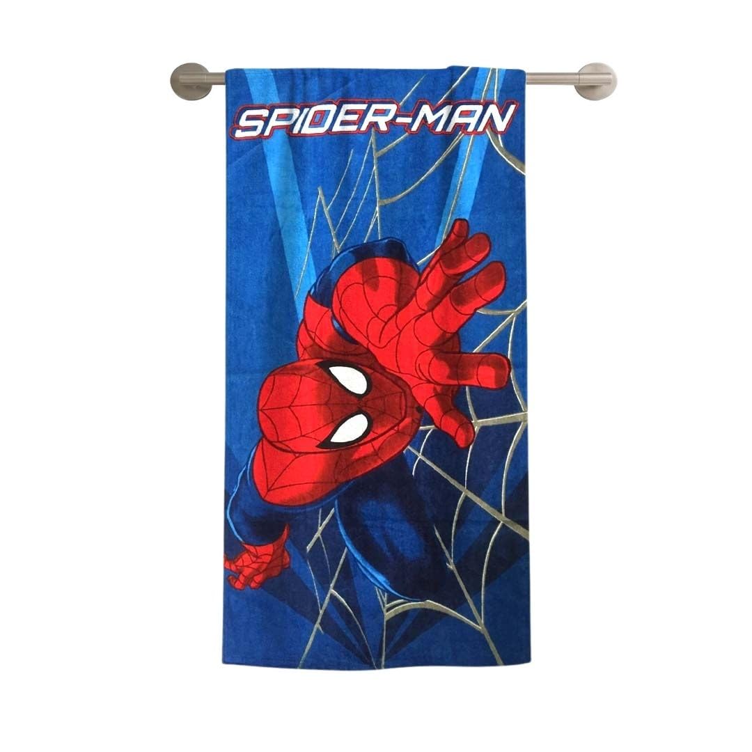 Marvel Spiderman Kids Bath Towel - Blue -2