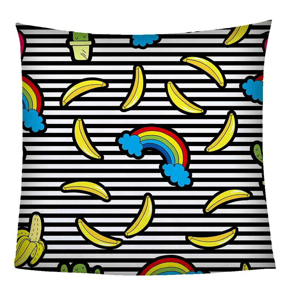 Couverture flanelle de qualité supérieure : douceur 3D banane 150x200cm