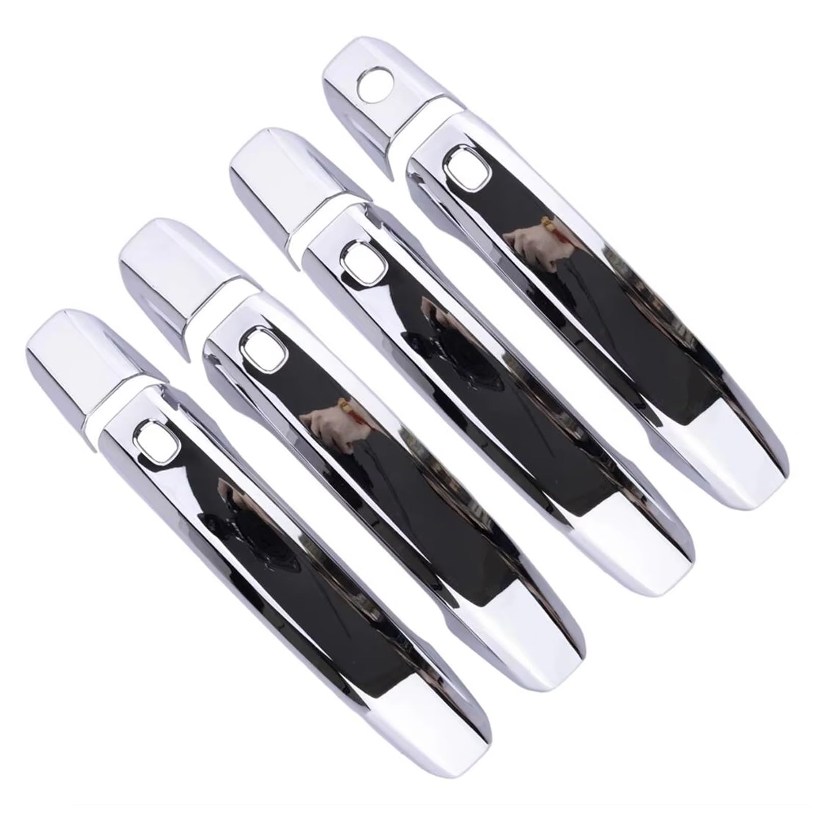 TRGDFDAA Door Handle Trims Covers Compatible with Chevy for Suburban 2020 2021 2022 2023 2024 Exterior Door Handle Cover Trim Decoration Accessories Decorative Shell