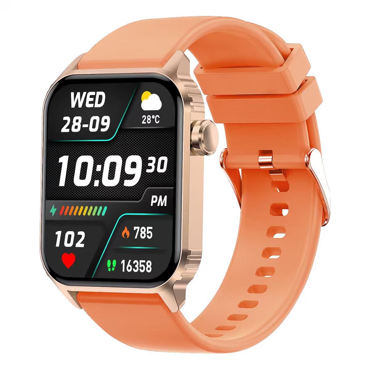 Smart Watch for Men, 120+ Sports Modes Smartwatch with 1.83" HD Touchsreen, Sleep Monitor, IP67 Waterproof, Bluetooth Call & Music Control Fitness Watch for iPhone/Android — view 9
