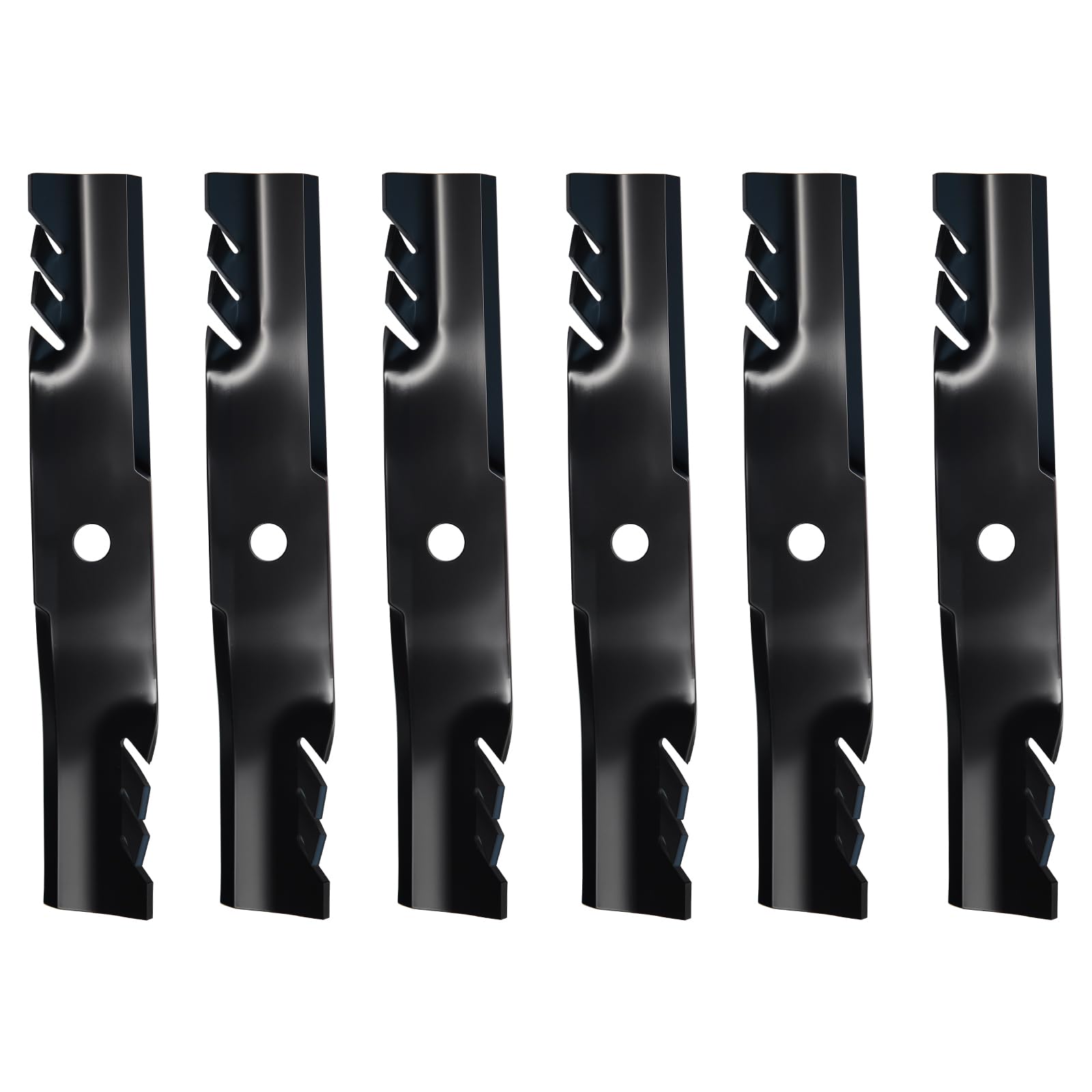 Cuchillas para cortacésped 396-769 compatibles con Oregon Gator G6 y John Deere de 54 pulgadas, repuesto para M135334, M136195, M144652, M164016, TCU30316, TCU30317, 7/2020 Centro de .3 cm Agujero, 19