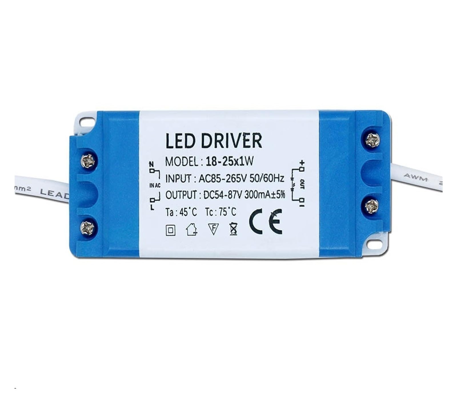 Transformateur LED 300 mA pour réparer un spot clignotant de 3W à 36W