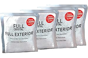 Exterior Refill Kits-Crystal Powder Outdoor Cleaner Packets Non-Toxic, No Scrub, No Rinse...