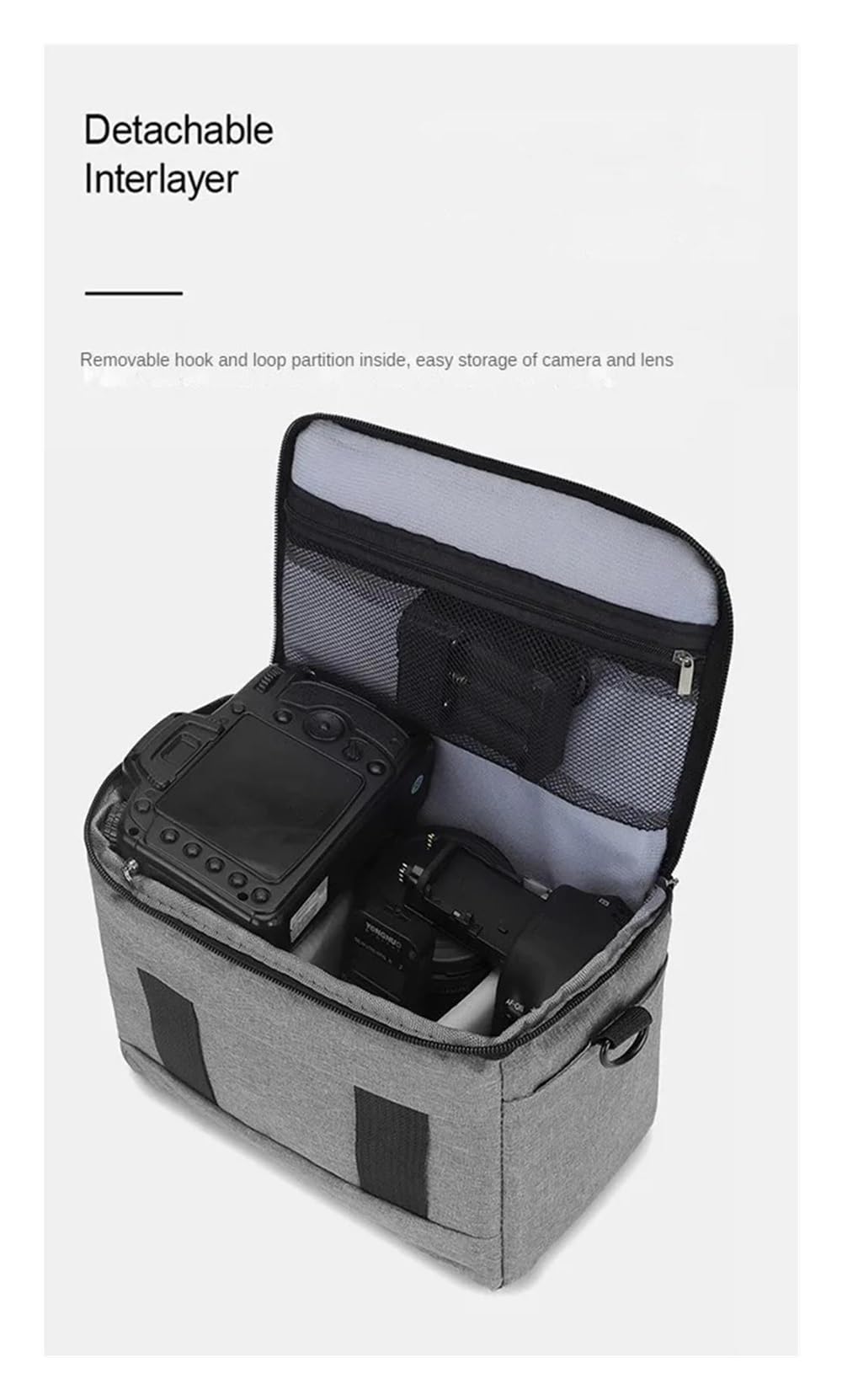 Zaino macchina fotografica per drone DSLR Borsa per fotocamera reflex per Pe&nt&ax K3, K5, borsa a tracolla in nylon, borsa portatile per fotografo