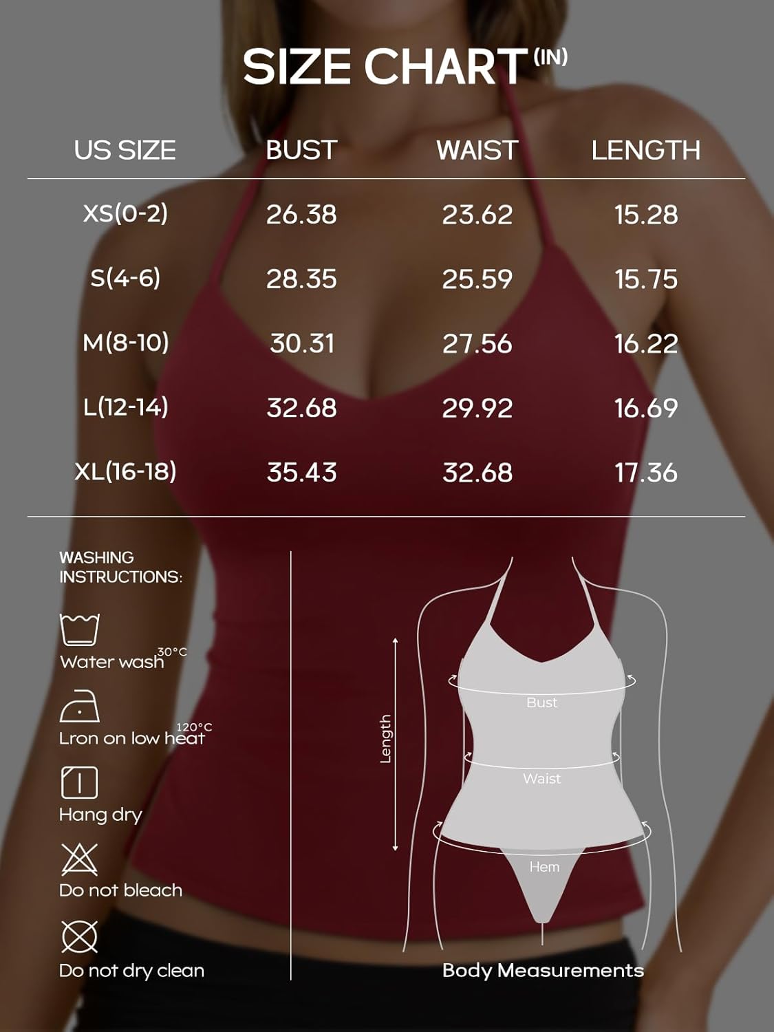 PINKMSTYLE Halter Tops for Women Backless Double Lined Spaghetti Strap Tank Top Going Out Y2K Trendy Sleeveless Camisole - Image 6