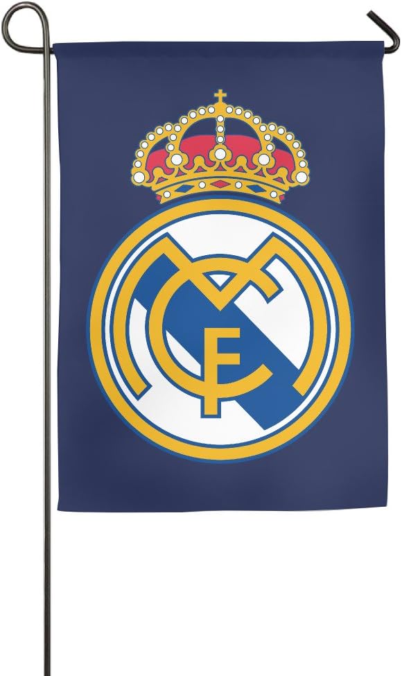 Real Madrid CF Football Club Decorative Garden Flag Outdoor